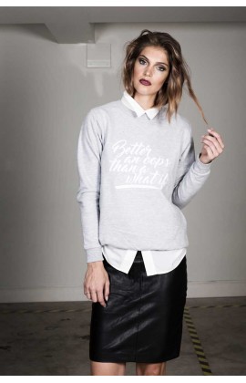 Dames - Oops sweater Grey